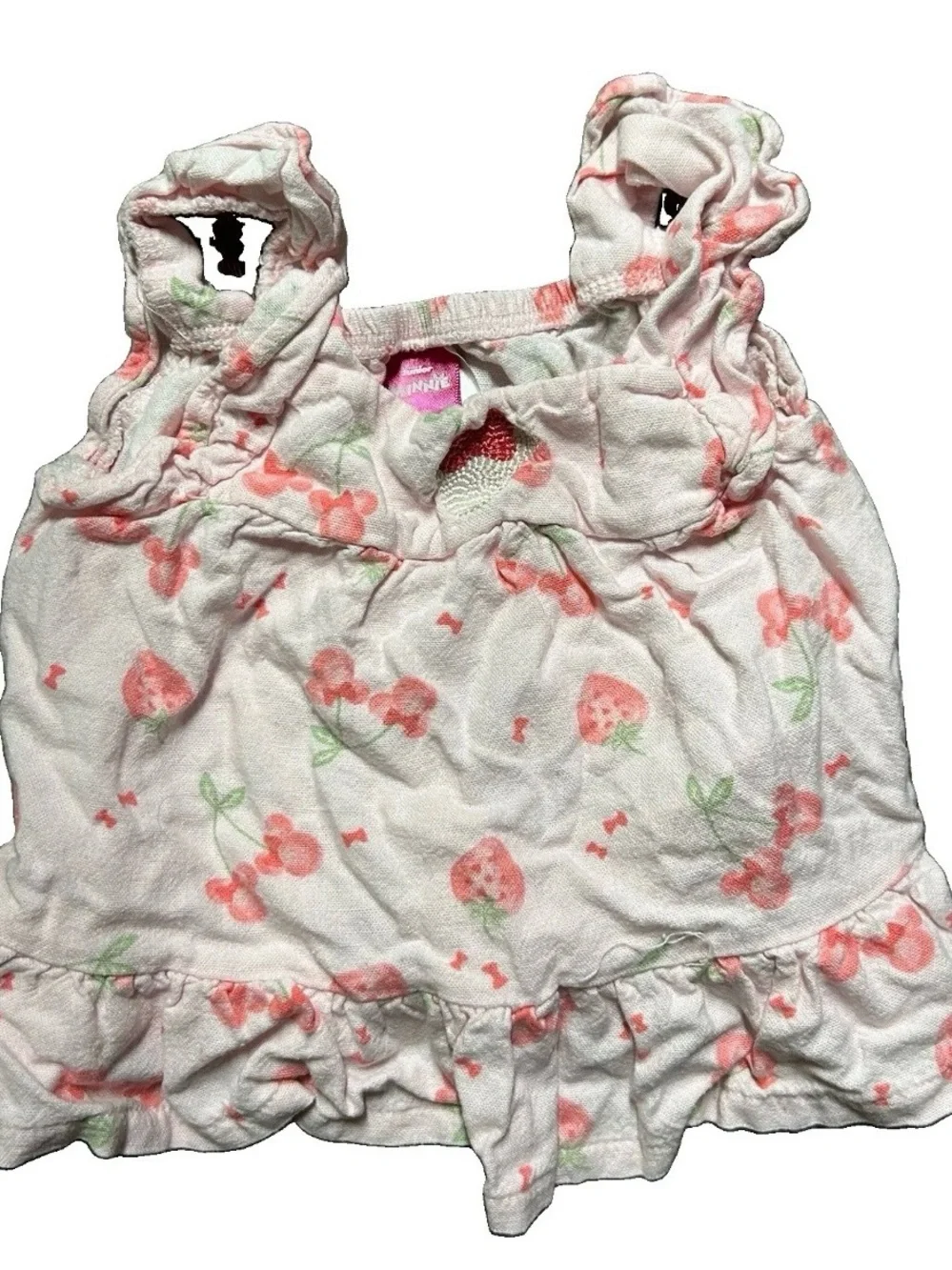 Toddler Girl Summer Clothing Pajama Set Tank Tops T Shirts Size 12-18 Months